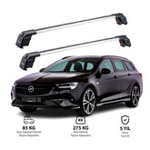 OPEL INSIGNIA SPORT TOURER 2009-2017 TRX2 Thunder Carrier Barres transversales pour galerie de toit 2 barres